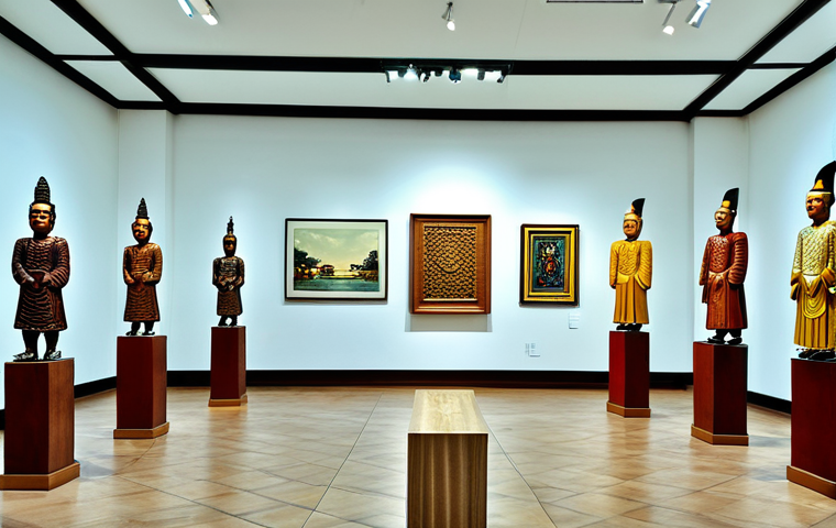 브루나이의 현대 예술 전시 - Environmental Art Installation**

"An environmental art installation in Brunei, featuring recycled p...